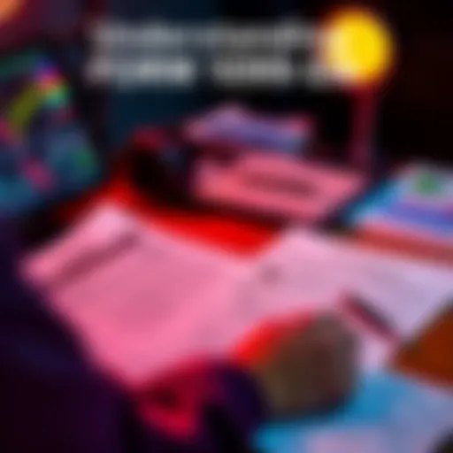 A person reviewing IRS Form 1099-DA with crypto graphs and tax documents on a desk