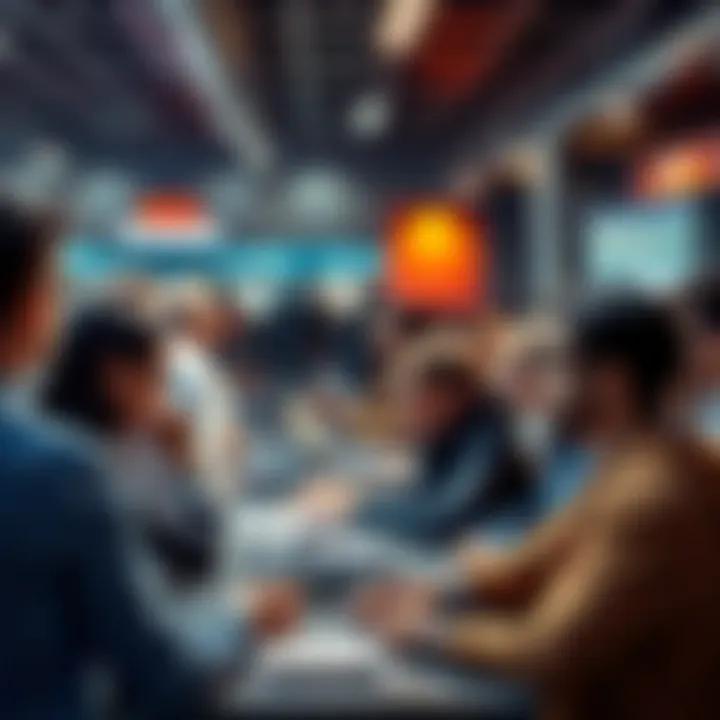 People participating in a lively discussion about current events and trading strategies on a forum