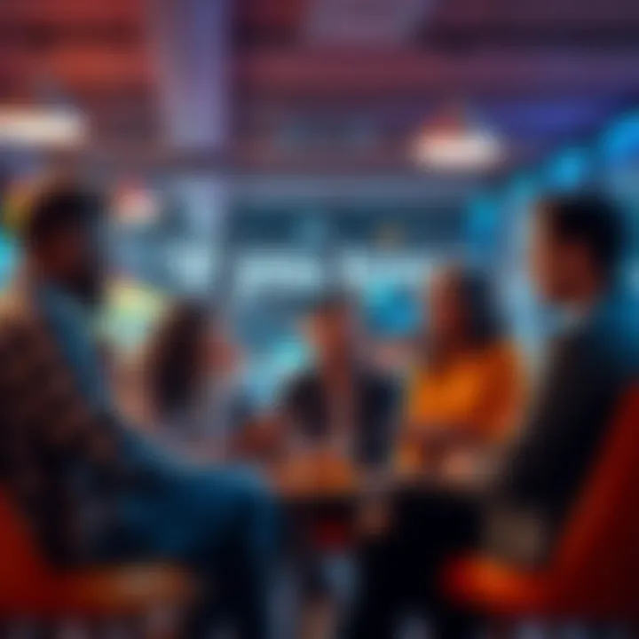 A group of friends discussing the phrase 'If you know, you know' in a casual setting, emphasizing its cultural relevance in their conversation.