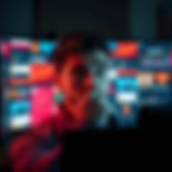 A person looking frustrated at a computer screen filled with persistent ads that won't close, showing their struggle with the issue