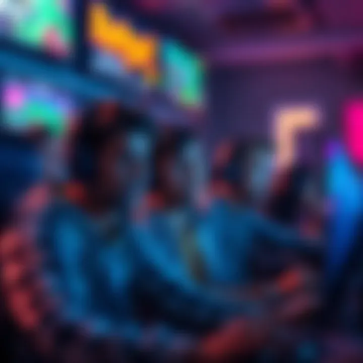 Frustrated players in a minigame Group of players expressing anger over bots ruining their minigame experience, showing lag and bugs on screen