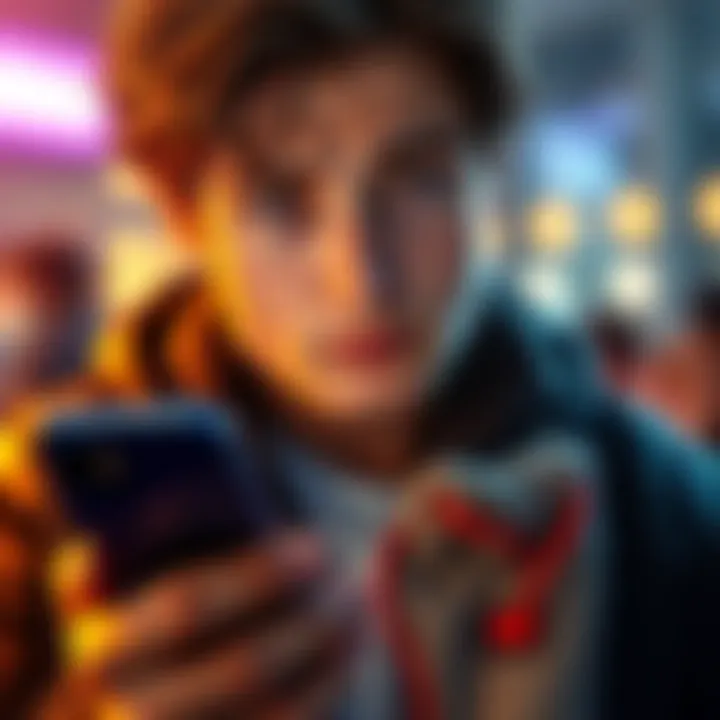 A user looking frustrated while using an iPhone, reflecting concerns about the app update issues.