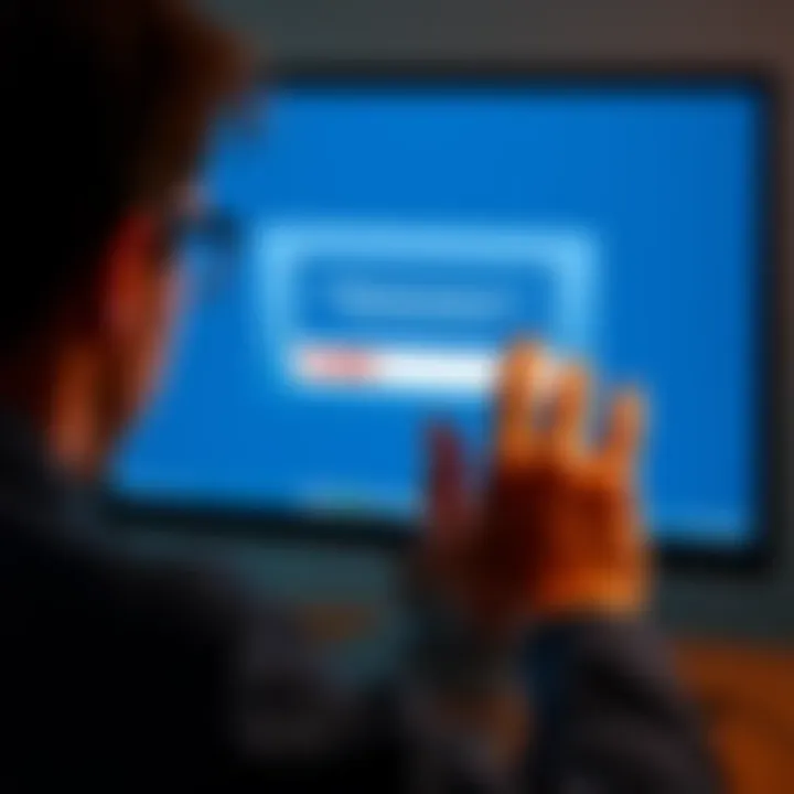 A person looking frustrated at a computer screen showing a survey question with a warning message about being screened out.