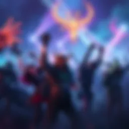 Group of gamers celebrating after completing difficult levels in GD community