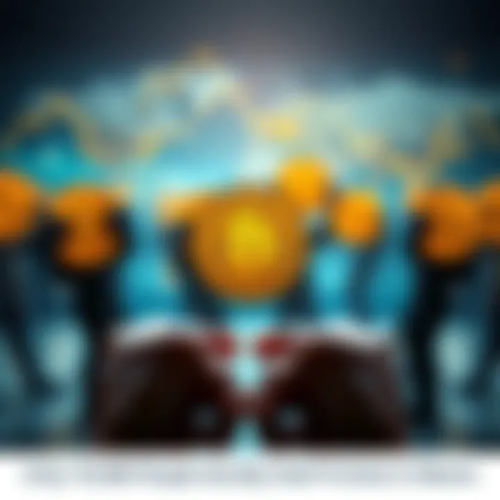 A graphic showing a small group of people holding Bitcoin symbols, representing the rarity of Bitcoin ownership worldwide.