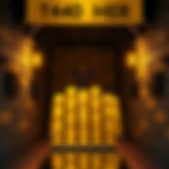 140 tons of gold bars securely stored in a Swiss nuclear bunker