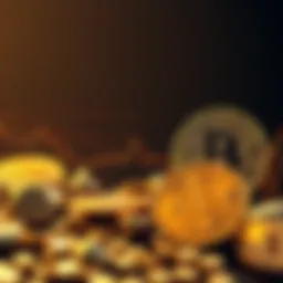 Graph showing the price trends of gold in the 1970s alongside Bitcoin's current market position