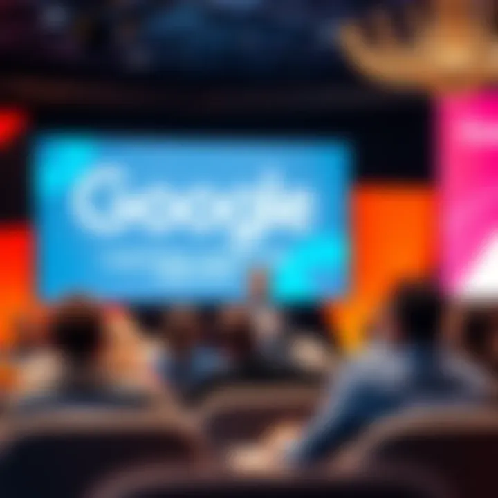 Richard Widmann, Google's Head of Strategy, engaging in a panel discussion about AI and the future of the internet at HEDERACON2026.
