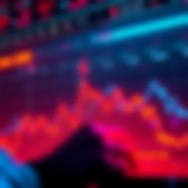 A line graph illustrating the sharp decline of the $ONE cryptocurrency, indicating a potential drop to zero, with downward arrows and red markers to emphasize the fall.