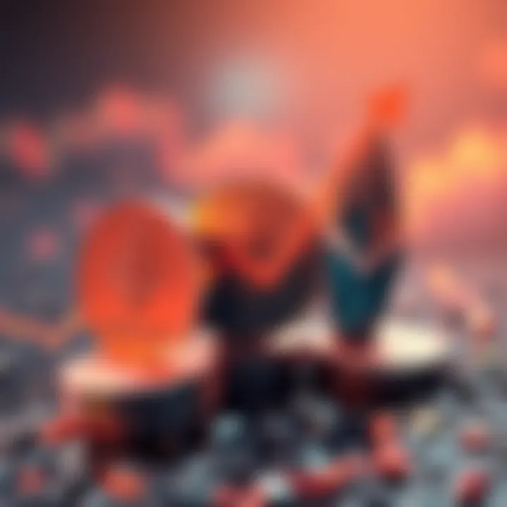 Grayscale Ethereum ETF Staking Rewards Graphic showing Ethereum coins with a growing profit arrow, representing staking rewards from Grayscale's ETF