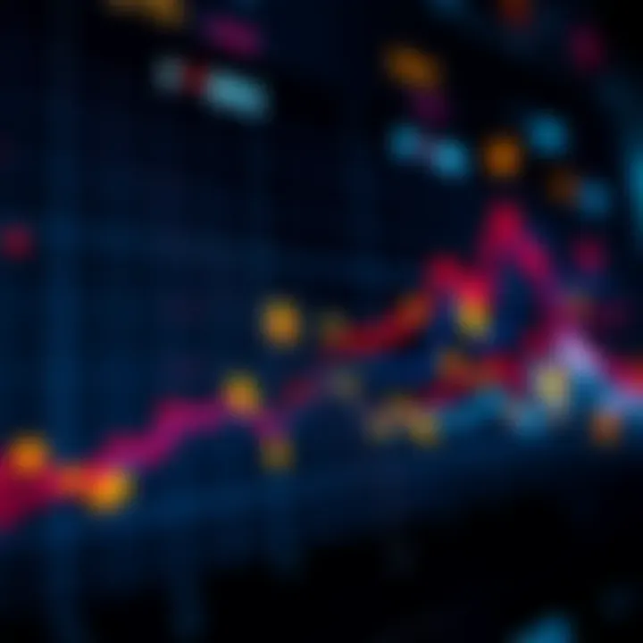 Graph showing growth of Grayscale's new multi-asset crypto ETF on NYSE Arca with digital currency icons