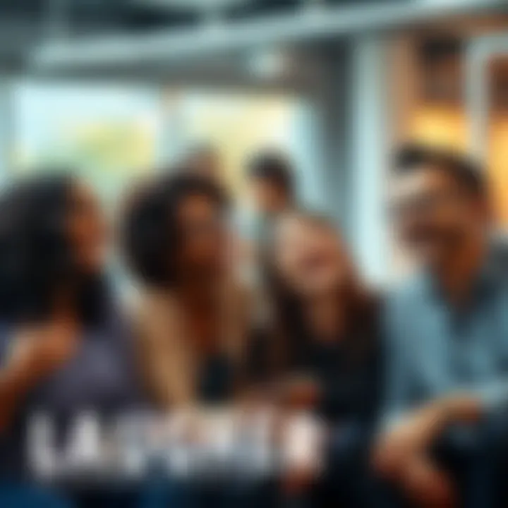 A diverse group of people sharing a laugh in a casual setting, illustrating the joy of human connection through humor.