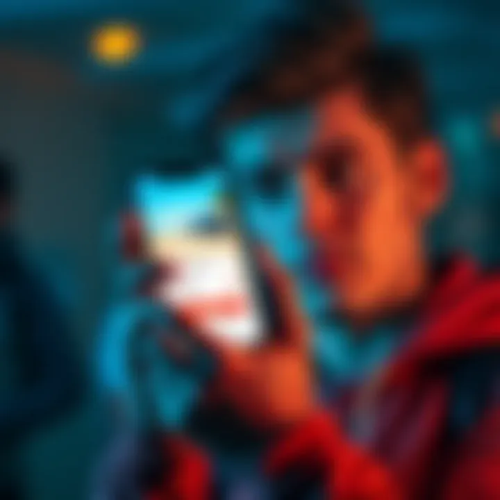 A person looking concerned while holding a smartphone displaying the Revolut app, with vacation flight details on the screen.