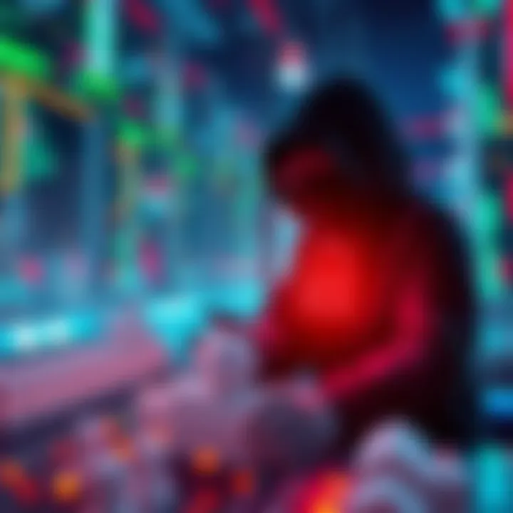 Representation of a security breach affecting Drift Protocol in the Solana ecosystem