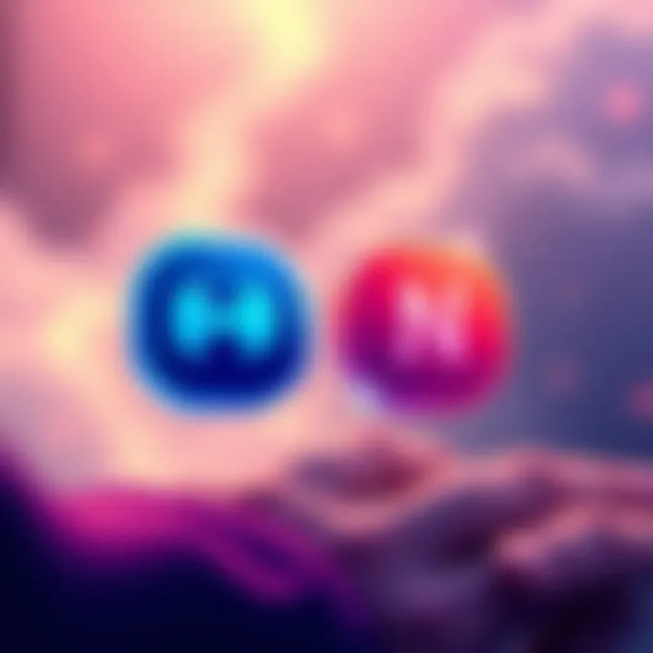 Illustration showing Handshake's logo alongside the Namebase icon, symbolizing ownership change and future implications.