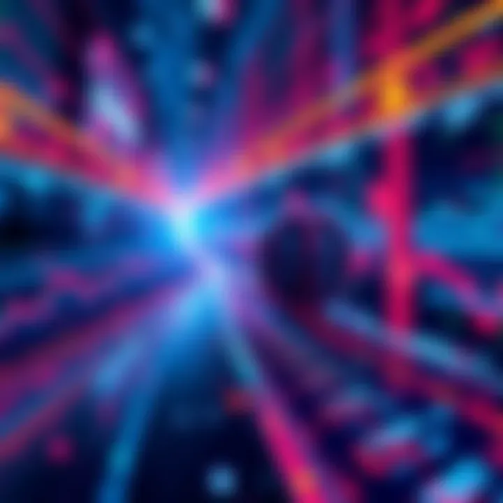 A visual representation of increased transactions on the Hedera Mainnet, showing data charts and network activity.