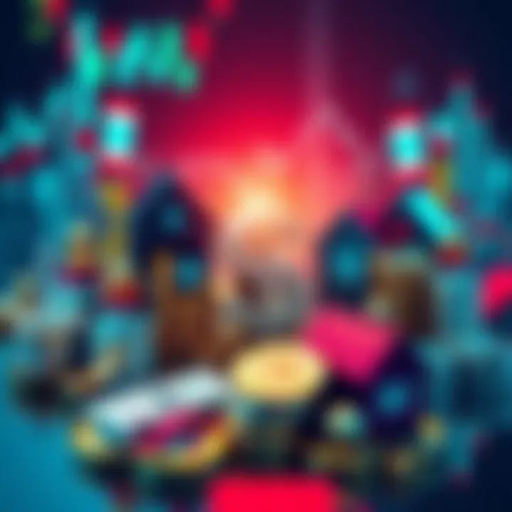 A diverse group of financial assets including stocks, bonds, and real estate, representing the concept of holding in finance.