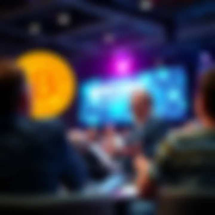 Charles Hoskinson sharing his thoughts on quantum computing's effect on Bitcoin at a conference