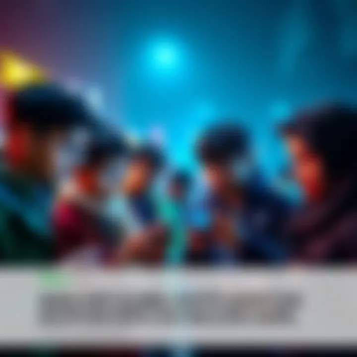 A group of young people using smartphones to trade cryptocurrency, showcasing India's top ranking in digital asset ownership.