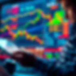 A person analyzing stock charts on a tablet, looking focused and thoughtful about investment opportunities during a market dip.