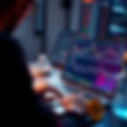 A person looking at cryptocurrency charts and graphs on a laptop, considering investment options for 2026.