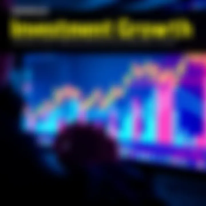 Investment Growth A person looking at rising stock market graphs on a computer screen, symbolizing potential investment growth from holding assets.