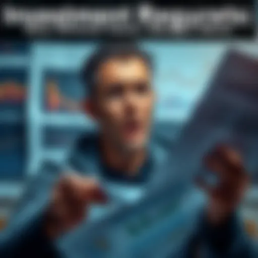 A person looking worried while reviewing financial charts and documents, symbolizing missed investment opportunities.