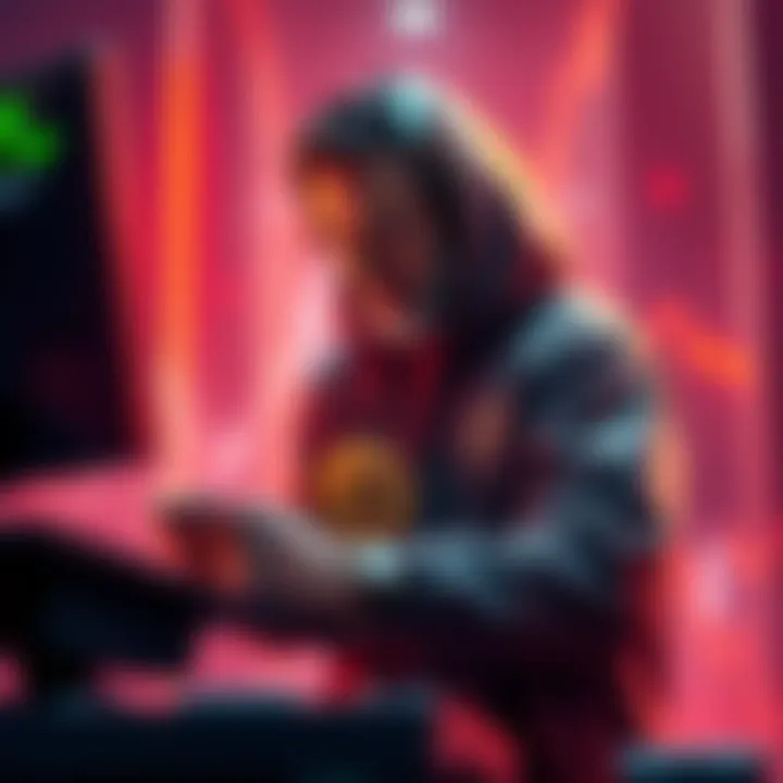 An investor purchasing HBAR tokens to reduce average cost amidst market fluctuations