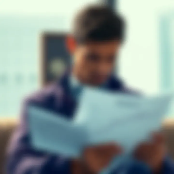 Investor Reflecting on Rentberry ICO An investor looking disappointed while reviewing financial documents related to the Rentberry ICO investment.