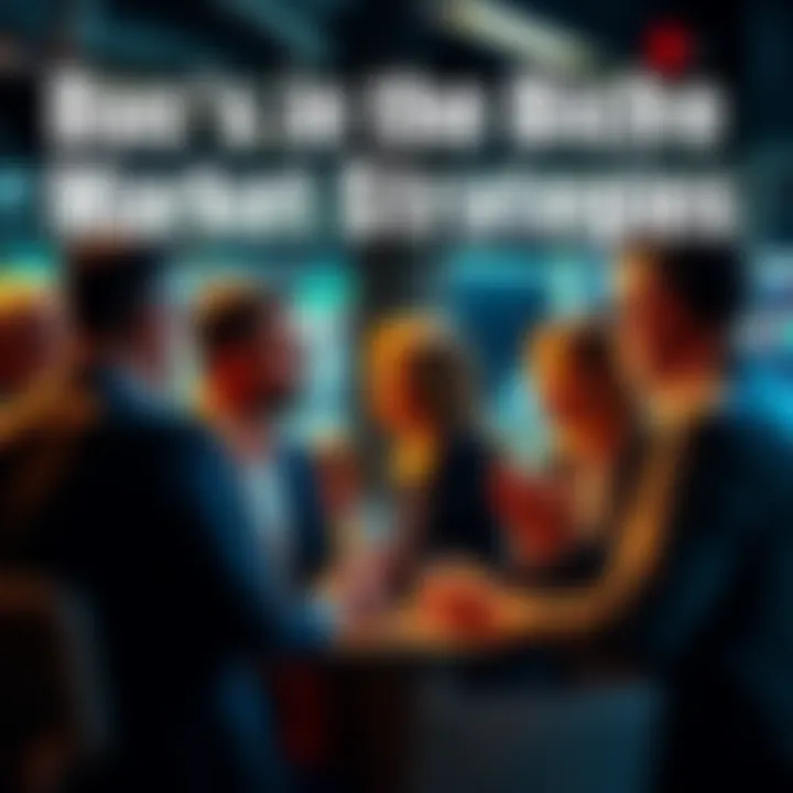 A group of investors engaged in conversation about market trends and investment strategies