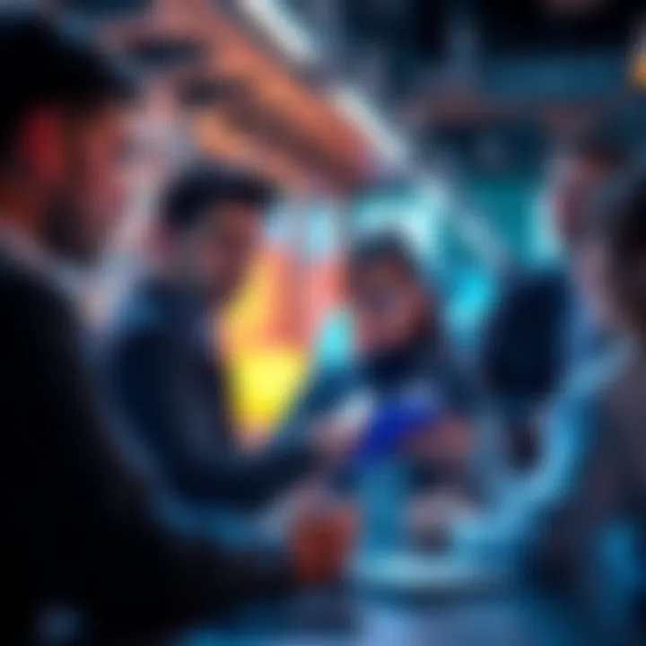 Investors with Raiz app A group of new investors discussing their experiences with the Raiz investment app and sharing tips on realistic returns and mindset.