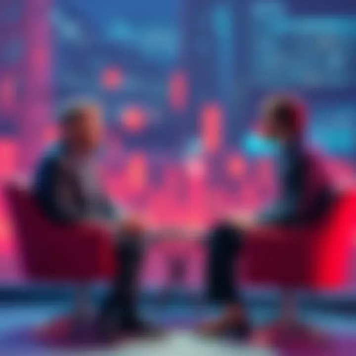 IOTA Chief Marketing Officer discussing strategies in an interview setting