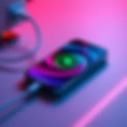The iPhone 18 Pro charging with a cable connected to a power source, showing faster charging capability.