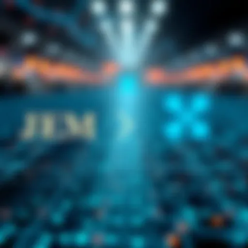 JPMorgan and Ripple logos with a digital representation of $10 trillion in US Treasuries being processed on a blockchain network in 5 seconds