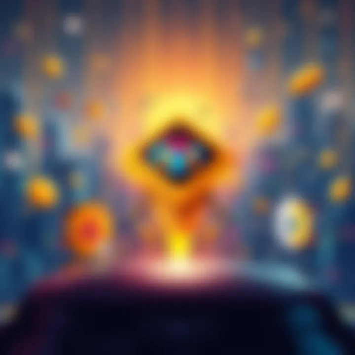 A digital illustration showing the JunoClaw logo and AI elements interacting with the JunoSwap platform, emphasizing community engagement and decentralized finance.