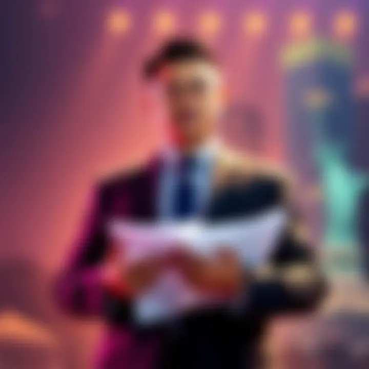 Justin Sun, a crypto mogul, standing with legal documents against World Liberty Financial, linked to Trump family