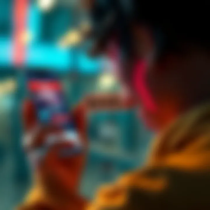 Kast App Banned User A frustrated person looks at their smartphone with the Kast app open, showing a ban notification after a failed Bitcoin transfer.