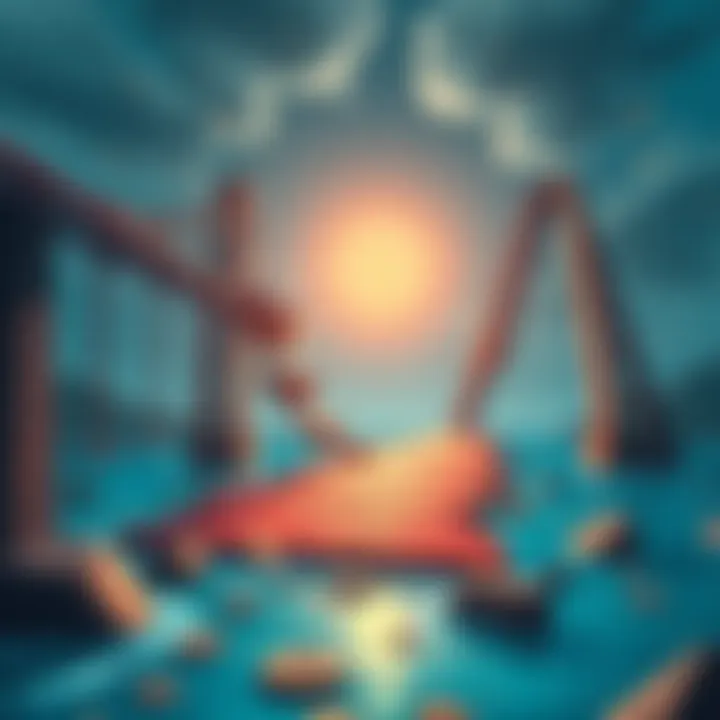 Kelp DAO Bridge Hack Illustration showing a broken bridge representing the Kelp DAO bridge hack and financial loss.