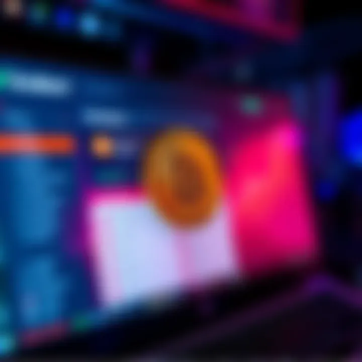 A computer screen showing the Kraken Wallet interface with Bitcoin balances and transaction options