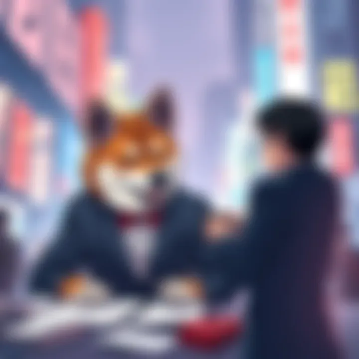 Kusama is depicted working on plans to advance Ryoshi's vision for the Shiba Inu ecosystem.