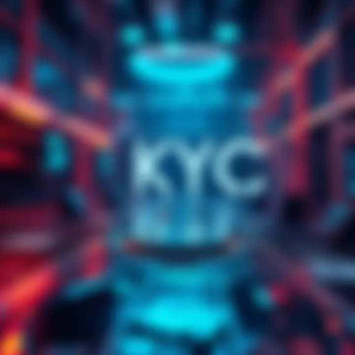 Visual representation of KYC integration in the crypto space
