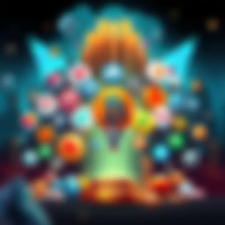 Illustration of prominent crypto companies and their logos influencing the market in 2026.