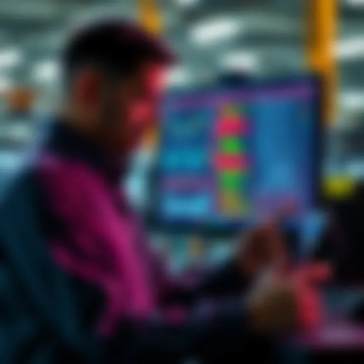 A manufacturing expert applying Lean methods to improve AI agents, showing charts and code on screen.