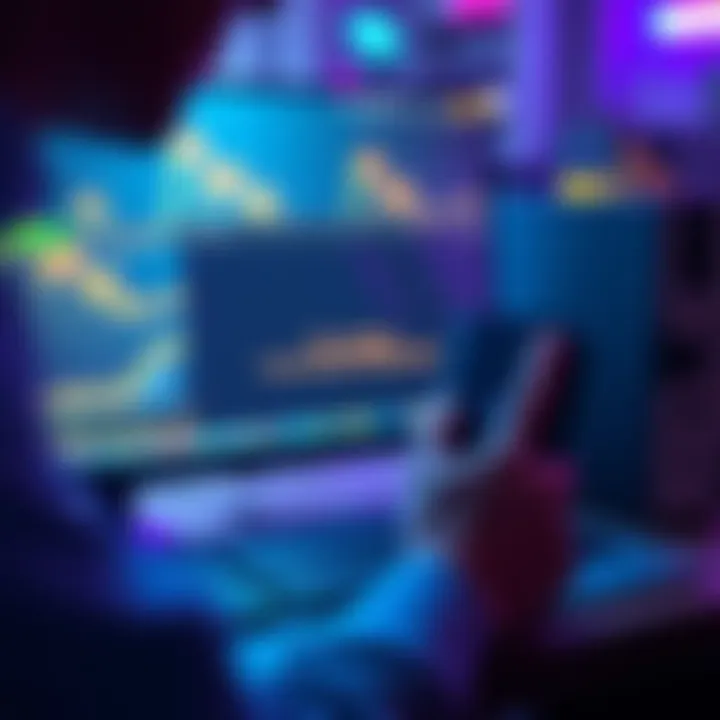 A person using a computer with a Ledger wallet, showing a blockchain interface with an error message for unstaking VET on Stargate.
