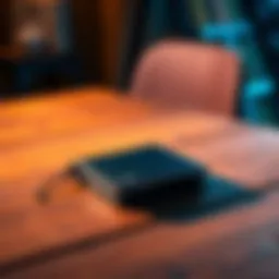 A Ledger cold wallet device placed on a wooden table, symbolizing cryptocurrency storage concerns after support drops.