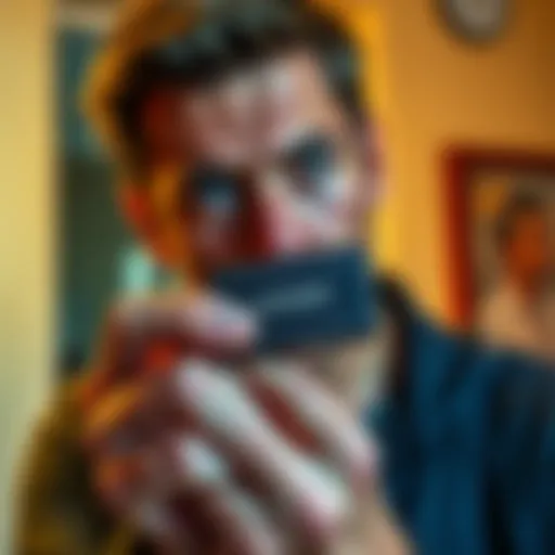 A person holds a Ledger device with a worried expression, reflecting concerns about cryptocurrency security in 2025