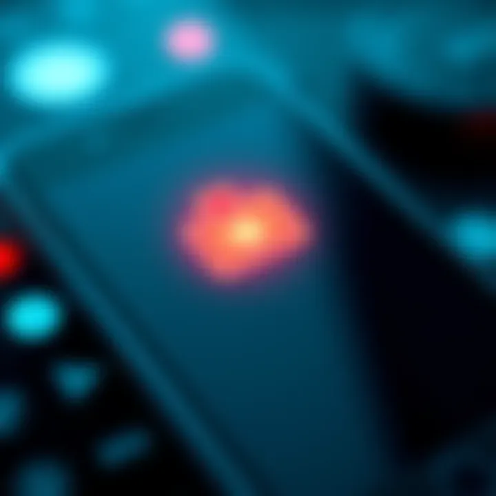 A close-up of a Ledger Nano X device showing a red battery warning symbol on the screen, indicating low battery after an update.