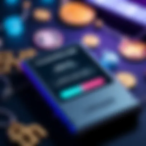A close-up of a Ledger device displaying transaction approval options on the screen, surrounded by digital currency icons and security symbols, illustrating crypto wallet security concerns.