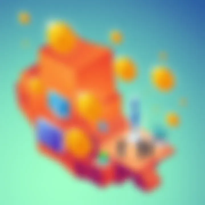 An illustration showing various lending platforms on the Solana blockchain with visual representations of SOL and SPL tokens, highlighting non-custodial options and user interactions.