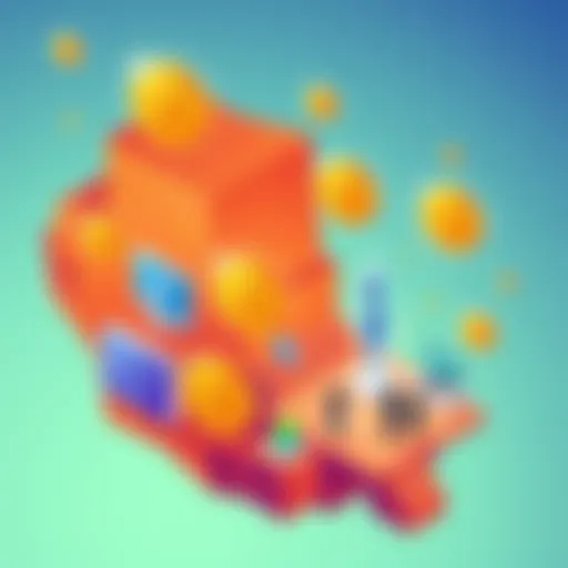 Lending Platforms on Solana An illustration showing various lending platforms on the Solana blockchain with visual representations of SOL and SPL tokens, highlighting non-custodial options and user interactions.